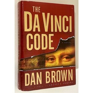 The Da Vinci Code Dan Brown Hardcover Novel with Dust Jacket Doubleday 2003